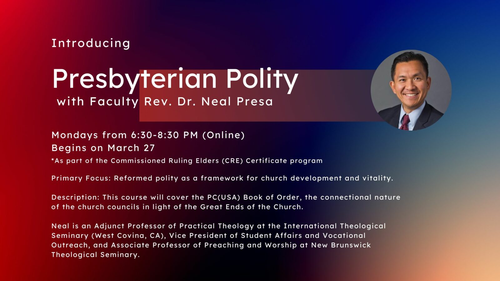 Presbyterian Polity